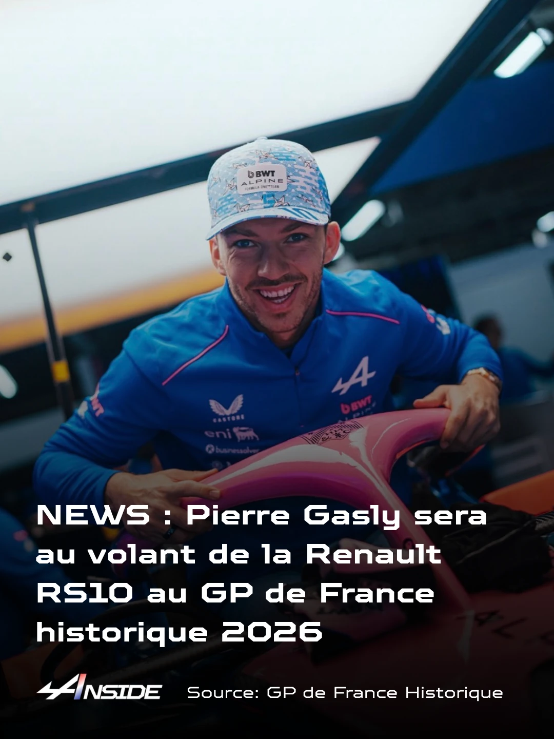 Annonce événement Alpine